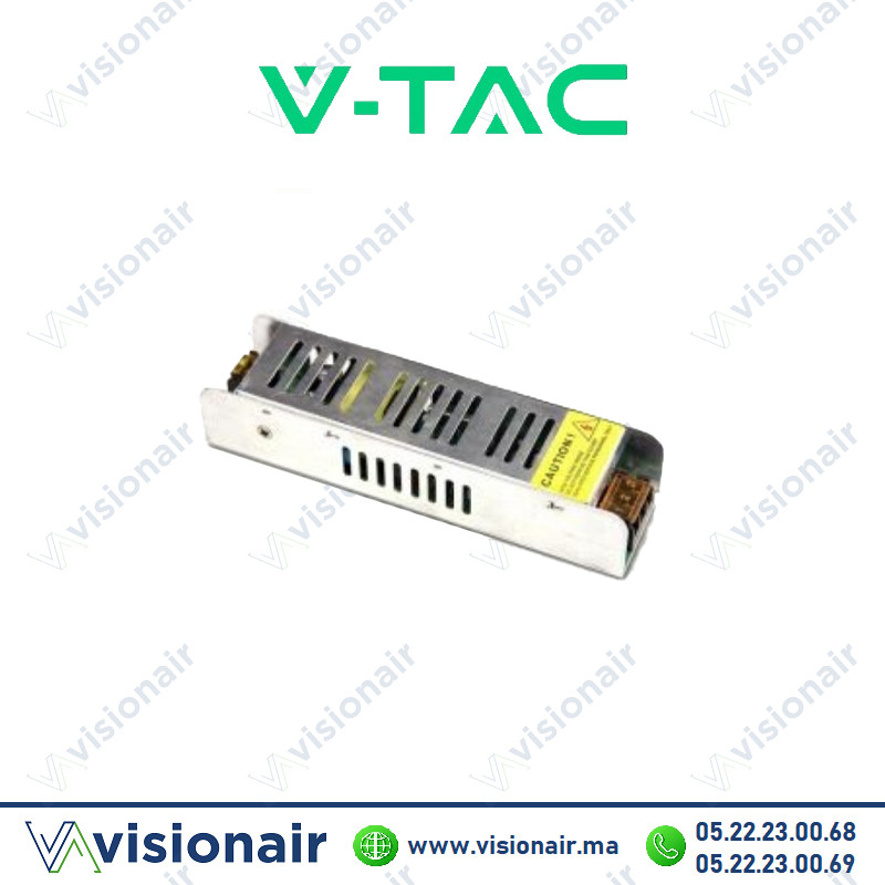Transformateur Slim V-TAC 12V 25W 2,1A IP20 SKU3228 Casablanca Maroc
