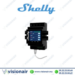 Relais domotique SHELLY Wi-Fi Pro 4 canaux avec mesure de consommation Casablanca Maroc