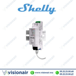 Relais domotique SHELLY Wi-Fi Pro EM compteur avec pince 50A SHELLY-PROEM Casablanca Maroc