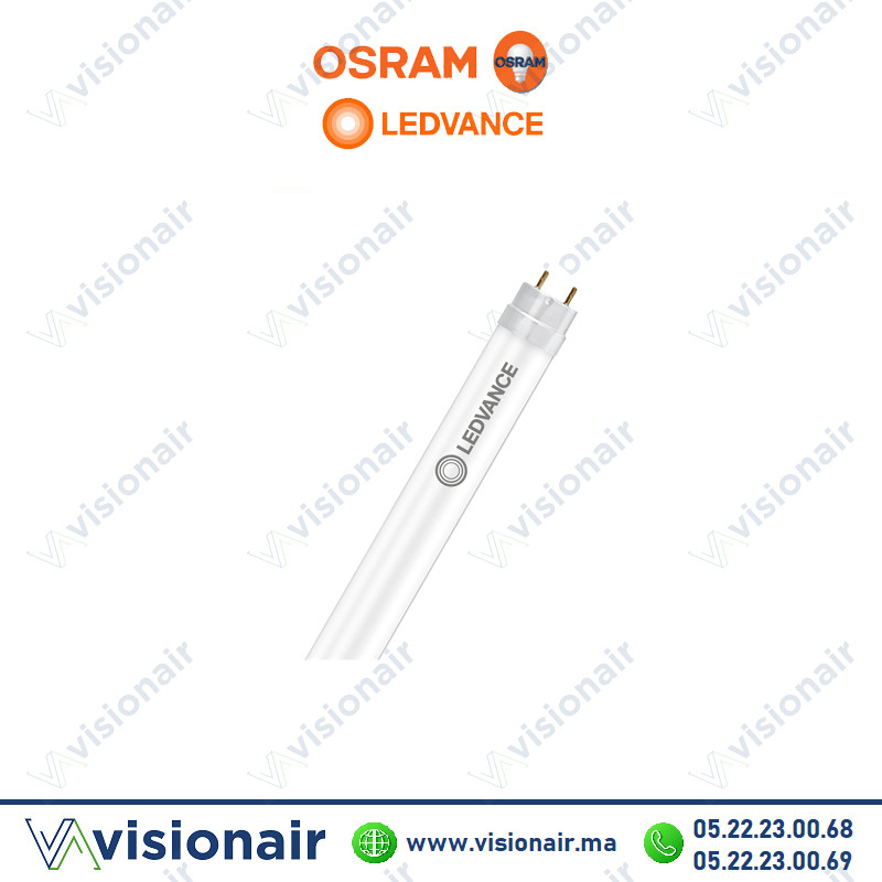 Tube LED Ledvance Substitube ECO 18W 120cm 6500°K ST8E Casablanca Maroc