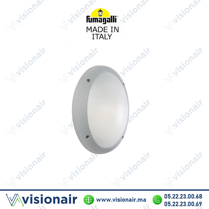Hublot Fumagalli Danzi E27 gris IP66 1D3.000.E27 | VISIONAIR Maroc