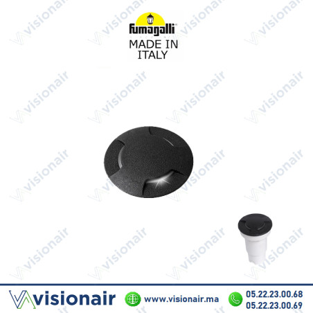 Encastré de sol Fumagalli Ceci 3L 90 noir Casablanca Maroc