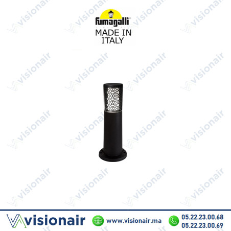 Borne de jardin Fumagalli Carlo deco 400 GU10 noir | VISIONAIR Maroc