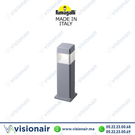 Borne de jardin Fumagalli Elisa 500 Gris GX53 10W CCT | VISIONAIR Maroc