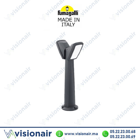 Borne de jardin Fumagalli Pinela 2L Noir E27 | VISIONAIR Maroc
