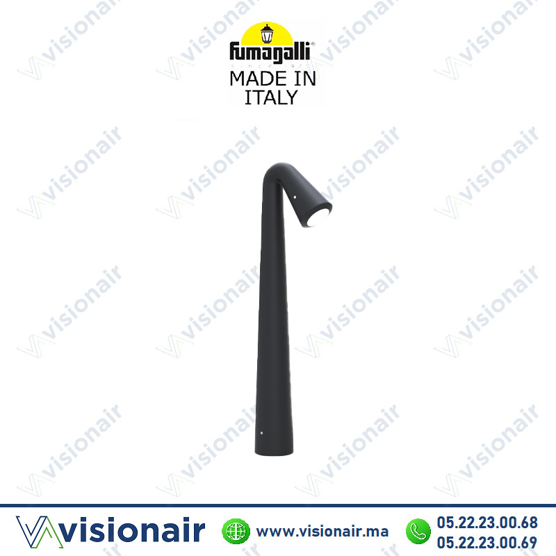 Borne de jardin Fumagalli Steven G9 1.7W 4K Noir | VISIONAIR Maroc