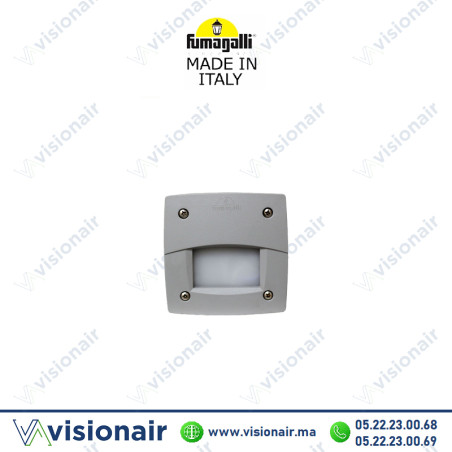 Balisage Fumagalli Leti carré 100 GX53 3W Gris 3C3 Casablanca Maroc