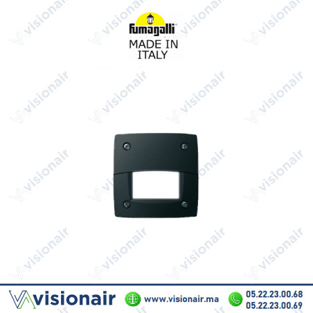Balisage Fumagalli Leti carré 100 GX53 3W Noir 3C3 Casablanca Maroc