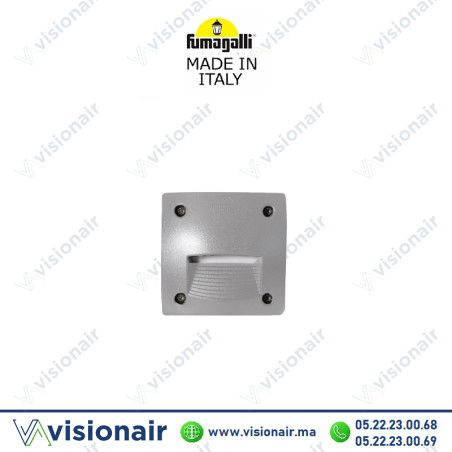 Balisage Fumagalli Leti carré 100 GX53 3W Gris 3C4 | VISIONAIR Maroc