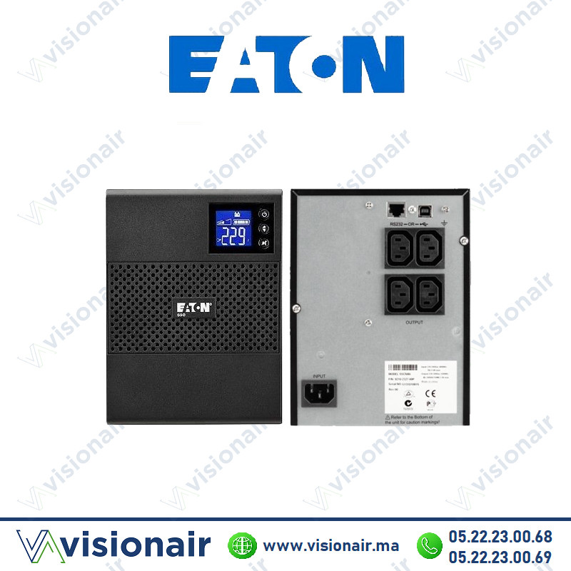 Onduleur EATON 5SC 500VA 350W 5SC500I Casablanca Maroc
