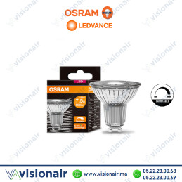 Lampe LED GU10 dimmable Ledvance 7.5W 4000°K Casablanca Maroc