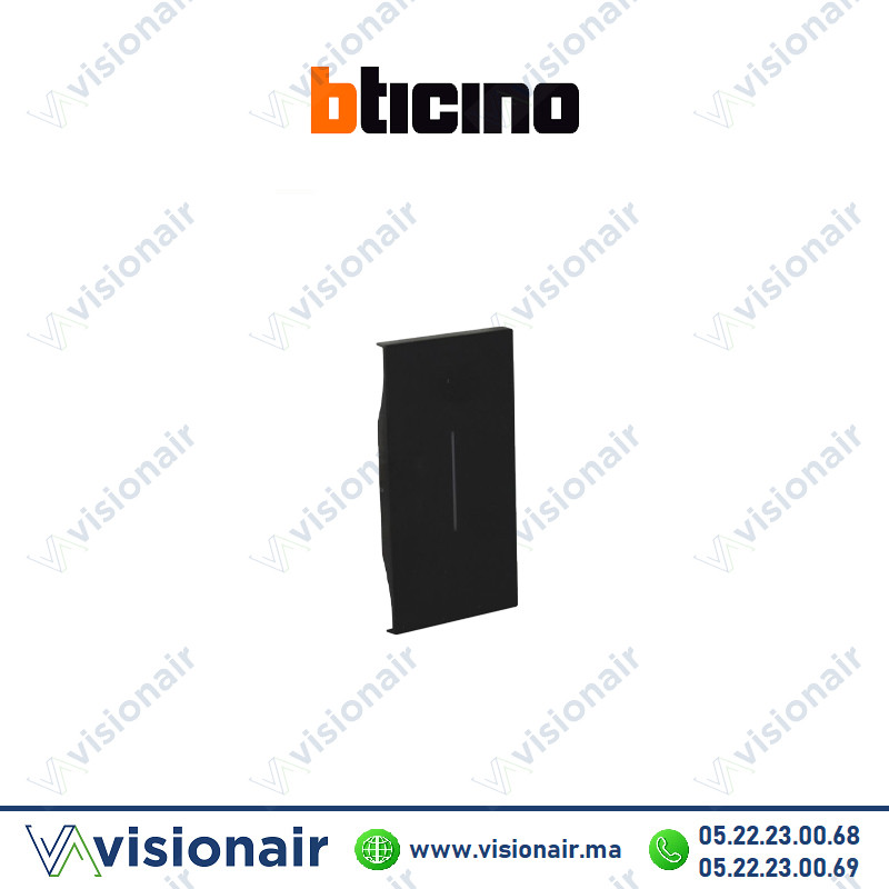 Enjoliveur pour cmde éclairage 2M BTICINO Living Now My Home Noir BTKG01M2 Casablanca Maroc