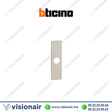 Enjoliveur Prise TV 1M BTICINO Living Now MyHome Sable BTKM08M2 Casablanca Maroc