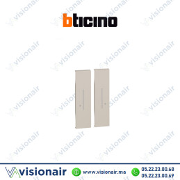 Enjoliveur éclairage double BTICINO Living Now K4003DCW 2M Sable BTKM36M2 Casablanca Maroc