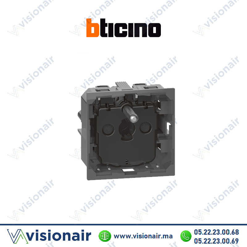 Prise connectée BTICINO Living Now with Netatmo 16A 3680W avec support 2M BTKM4142AC Casablanca Maroc