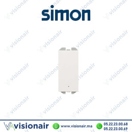 Bouton poussoir Simon 270 neutre lumineux étroit blanc 20001160-090 Casablanca Maroc