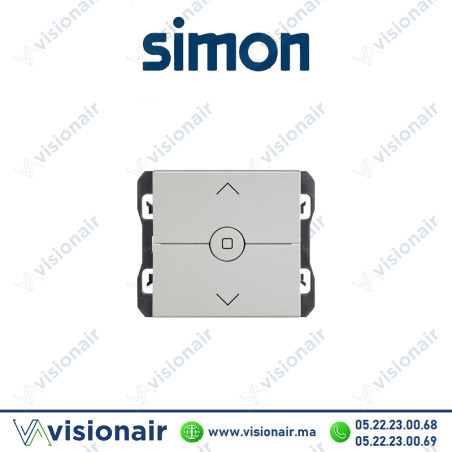 Interrupteur Simon 270 volet roulant large aluminium 20000333-093 Casablanca Maroc