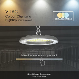 Armature LED industrielle V-TAC 150W CCT IP65 SKU23623 Casablanca Maroc
