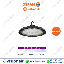 Armature LED Osram performance 60W/80W/100W CCT Casablanca Maroc