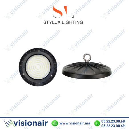 Armature LED industrielle Stylux 150W 6000°K Casablanca Maroc