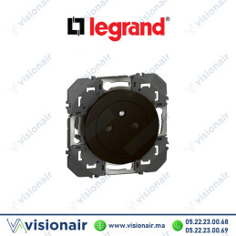 Prise 2P+T Legrand Dooxie surface 16A Noir mat 600535 Casablanca Maroc