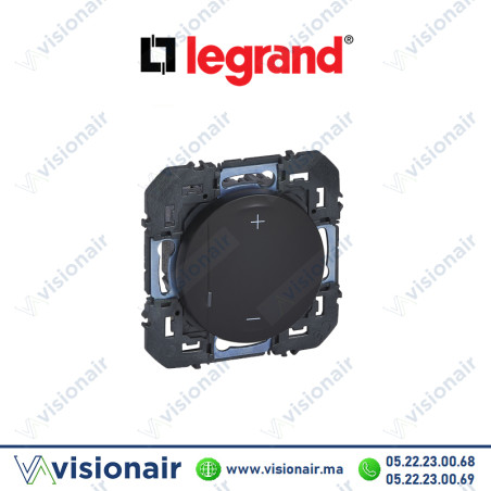 Variateur Legrand Dooxie Noir mat 600260A Casablanca Maroc