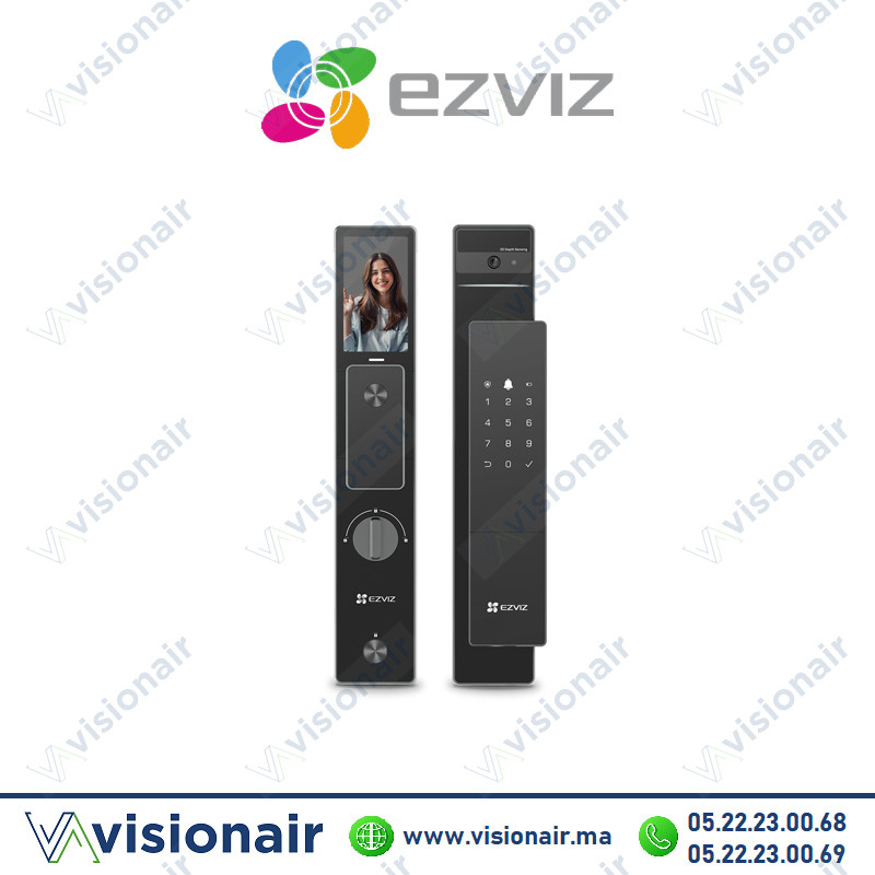 Serrure connectée Wi-Fi Ezviz avec caméra CS-DL50FVS Casablanca Maroc