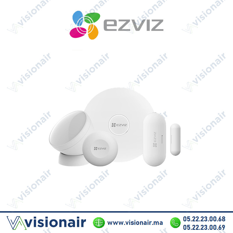 Kit alarme EZVIZ sans fil Wi-Fi CS-B1-A0 Casablanca Maroc