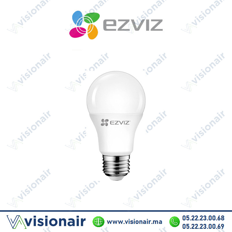 Ampoule LED Wi-Fi EZVIZ blanc CS-HAL-LB1-LWAW Casablanca Maroc
