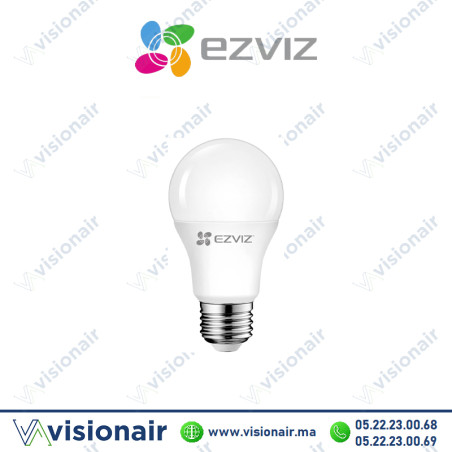 Ampoule LED Wi-Fi EZVIZ blanc CS-HAL-LB1-LWAW Casablanca Maroc