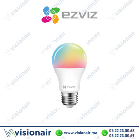 Ampoule LED Wi-Fi EZVIZ couleur CS-HAL-LB1-LCAW Casablanca Maroc