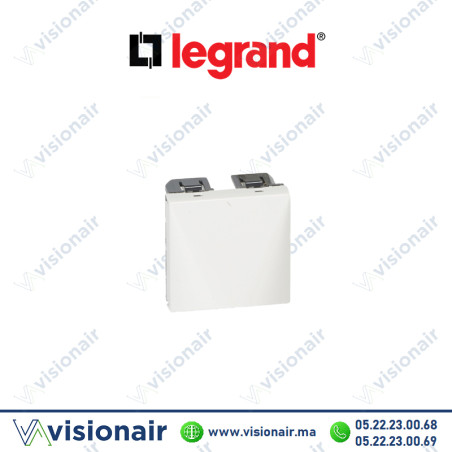 Sortie de câble 2M Legrand Mosaic Blanc 277550L Casablanca Maroc