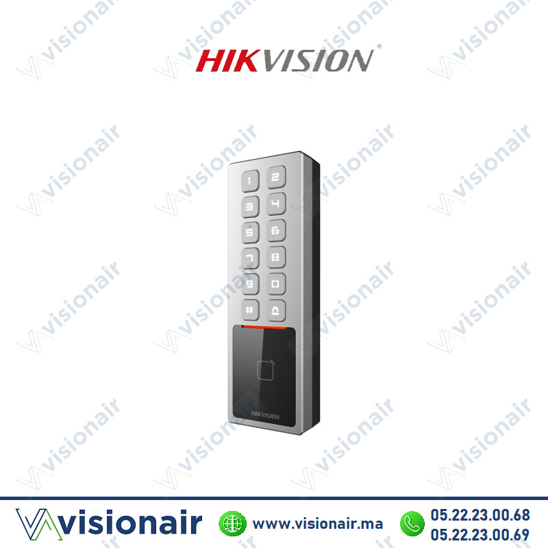 Pointeuse contrôle d'accès HIKVISION avec cartes IP65 DS-K1T805MX Casablanca Maroc