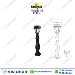 Borne de jardin Fumagalli Rosetta 935 Noir R22.162.S3L Casablanca Maroc