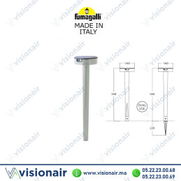 Borne de jardin Fumagalli Fiorina 560 Gris FI1.542 Casablanca Maroc