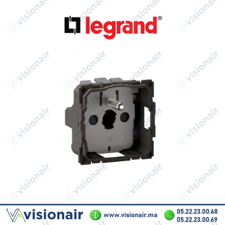 Prise 2P+T NO+NF Legrand Céliane Borne Auto CM0111 Casablanca Maroc