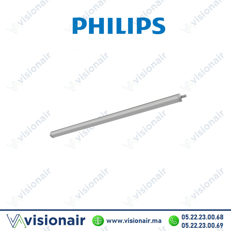 Réglette LED PHILIPS 150cm 46,5W WT068C NW LED36 6500°K IP66 Casablanca Maroc