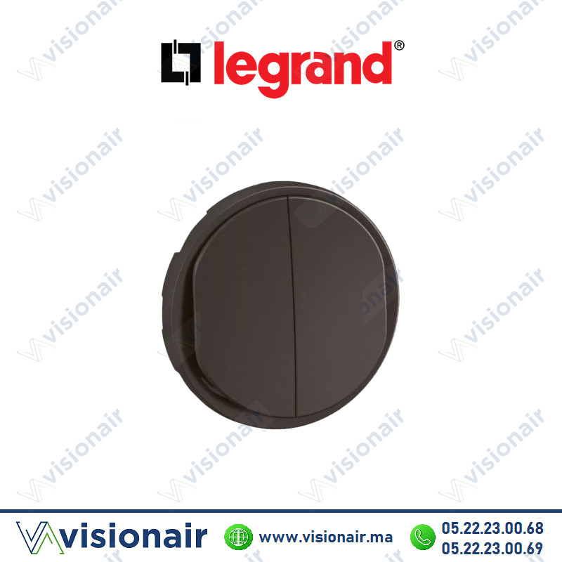 Enjoliveur double Legrand Céliane Noir CN2001 Casablanca Maroc