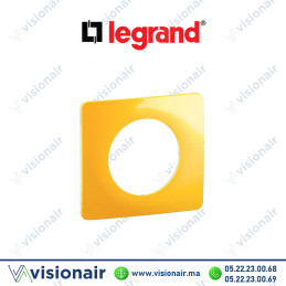 Plaque Legrand Céliane Jaune Safran 1 poste CP0401 Casablanca Maroc