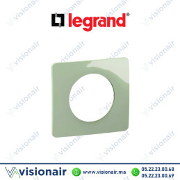Plaque Legrand Céliane Vert Céladon 1 poste CP0501 Casablanca Maroc
