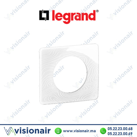 Plaque Legrand Céliane Blanc Relief 1 poste CP0601 Casablanca Maroc