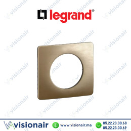 Plaque Legrand Céliane Bronze Satiné 1 poste CP1601 Casablanca Maroc