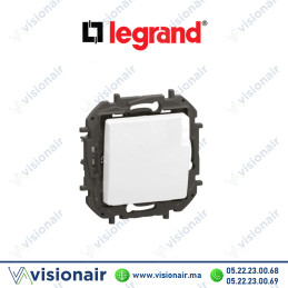 Interrupteur va et vient Legrand Niloe 10AX Blanc Casablanca Maroc