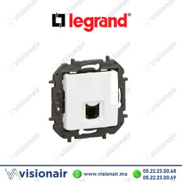 Prise téléphone RJ11 Legrand Niloe Blanc Casablanca Maroc