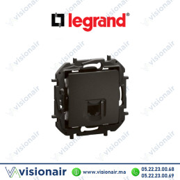 Prise RJ45 Legrand Niloe Cat6 UTP Noir Casablanca Maroc