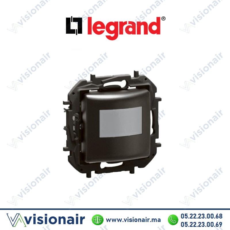 Détecteur de mouvement Legrand Niloe Noir Casablanca Maroc