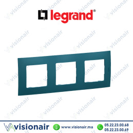 Plaque 3 postes Legrand Niloe Mastic Casablanca Maroc
