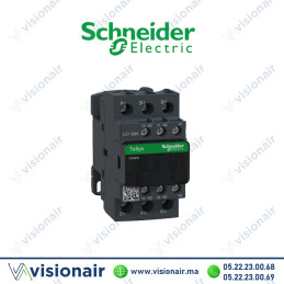 Contacteur SCHNEIDER 25A 3P AC3 440V bobine 24Vca LC1D25B7 Casablanca Maroc