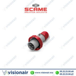 Fiche mobile SCAME 3P+T 32A 345-415V IP66/IP67/IP69 Casablanca Maroc