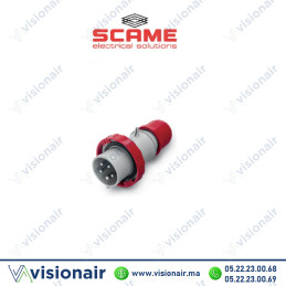 Fiche mobile SCAME 3P+N+T 32A 345-415V IP66/IP67/IP69 Casablanca Maroc